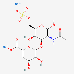 molecular formula C14H19NNa2O14S B1511424 Chondroitin disaccharide deltadi-6S disodium CAS No. 136132-72-4