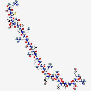 molecular formula C154H255N47O43S B1511447 Ac-Tyr-D-Arg-Asp-Ala-Ile-Phe-Thr-Asn-Ser-Tyr-Arg-Lys-Val-Leu-Gly-Gln-Leu-Ser-Ala-Arg-Lys-Leu-Leu-Gln-Asp-Ile-Met-Ser-Arg-NH2 CAS No. 93942-95-1
