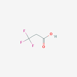 molecular formula C3H3F3O2 B151156 3,3,3-Trifluoropropionic acid CAS No. 2516-99-6