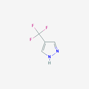 molecular formula C4H3F3N2 B151159 4-(三氟甲基)-1H-吡唑 CAS No. 52222-73-8