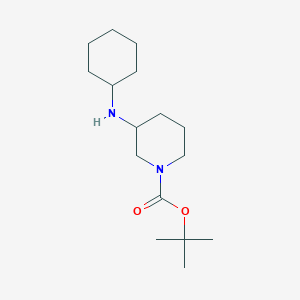 molecular formula C16H30N2O2 B1511653 Tert-butyl 3-(cyclohexylamino)piperidine-1-carboxylate 