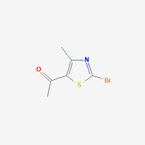 molecular formula C6H6BrNOS B1511749 1-(2-Bromo-4-methylthiazol-5-YL)ethanone CAS No. 1093106-54-7