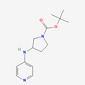 molecular formula C14H21N3O2 B1511821 tert-Butyl 3-(pyridin-4-ylamino)pyrrolidine-1-carboxylate 