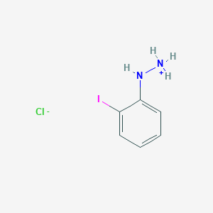 molecular formula C6H8ClIN2 B151184 (2-Iodophenyl)hydrazine hydrochloride CAS No. 60481-34-7