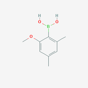molecular formula C9H13BO3 B151195 (2-甲氧基-4,6-二甲基苯基)硼酸 CAS No. 355836-08-7