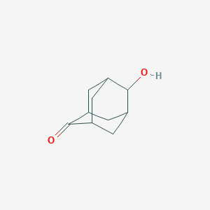molecular formula C10H14O2 B151198 6-羟基金刚烷-2-酮 CAS No. 67092-78-8