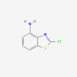 molecular formula C7H5ClN2S B1512000 2-Chlorobenzo[d]thiazol-4-amine 