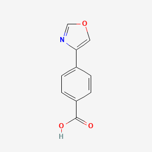 molecular formula C10H7NO3 B1512001 4-(Oxazol-4-yl)benzoic acid CAS No. 856905-23-2