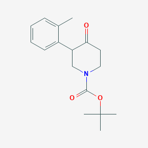 Tert-butyl 3-(2-methylphenyl)-4-oxopiperidine-1-carboxylate
