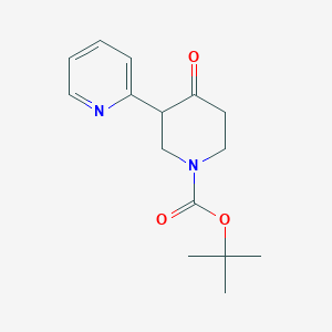 Tert-butyl 4-oxo-3-pyridin-2-ylpiperidine-1-carboxylate
