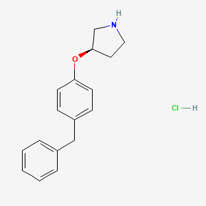 (R)-3-(4-Benzylphenoxy)pyrrolidine HCl