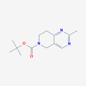 tert-Butyl 2-methyl-7,8-dihydropyrido[4,3-d]pyrimidine-6(5H)-carboxylate