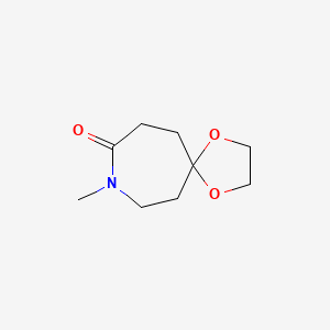1,4-Dioxa-8-azaspiro[4.6]undecan-9-one, 8-methyl-