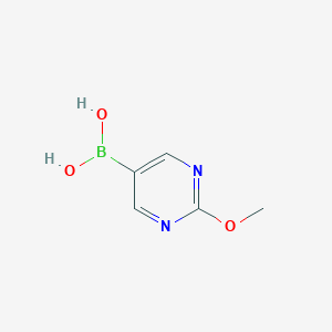 molecular formula C5H7BN2O3 B151209 2-Methoxypyrimidine-5-boronic acid CAS No. 628692-15-9