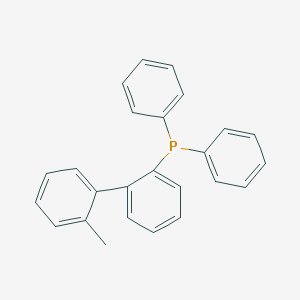 molecular formula C25H21P B151211 (2'-Methyl-[1,1'-biphenyl]-2-yl)diphenylphosphine CAS No. 402822-72-4