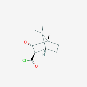 molecular formula C11H15ClO2 B151212 Bicyclo[2.2.1]heptane-2-carbonyl chloride, 4,7,7-trimethyl-3-oxo-, (1R-exo)-(9CI) CAS No. 129940-80-3