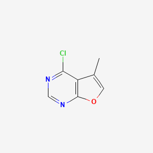molecular formula C7H5ClN2O B1512126 4-Chloro-5-methylfuro[2,3-D]pyrimidine CAS No. 1321618-96-5