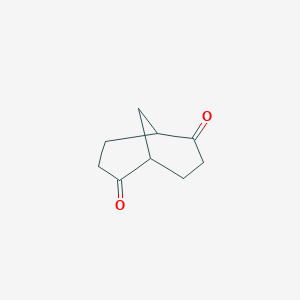 molecular formula C9H12O2 B151215 Bicyclo[3.3.1]nonane-2,6-dione CAS No. 16473-11-3
