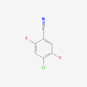 molecular formula C7H2ClF2N B151217 4-Chloro-2,5-difluorobenzonitrile CAS No. 135748-35-5