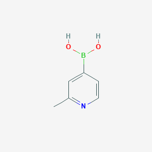 molecular formula C6H8BNO2 B151219 2-Methylpyridine-4-boronic acid CAS No. 579476-63-4