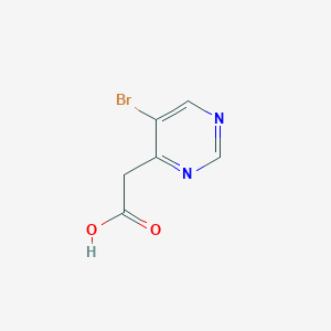 2-(5-Bromopyrimidin-4-yl)acetic acid