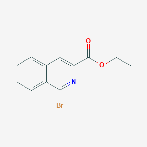molecular formula C12H10BrNO2 B1512247 Ethyl 1-bromoisoquinoline-3-carboxylate CAS No. 1079947-40-2