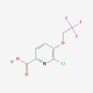 6-Chloro-5-(2,2,2-trifluoroethoxy)picolinic acid