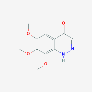 6,7,8-Trimethoxycinnolin-4-ol