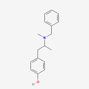 4-[2-[Benzyl(methyl)amino]propyl]phenol