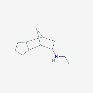 molecular formula C13H23N B15122741 N-propyltricyclo[5.2.1.0,2,6]decan-8-amine 