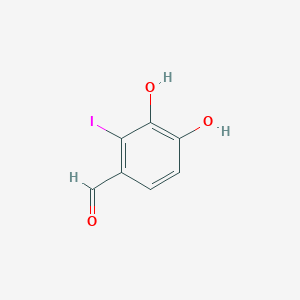 molecular formula C7H5IO3 B15122948 3,4-Dihydroxy-2-iodobenzaldehyde 