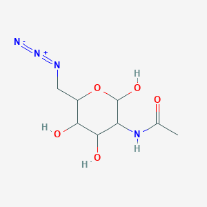 molecular formula C8H14N4O5 B15122955 2-Acetamido-6-azido-2,6-dideoxy-D-galactopyranose 