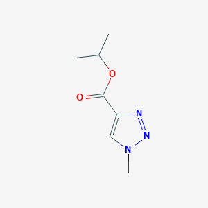 molecular formula C7H11N3O2 B15123013 propan-2-yl 1-methyl-1H-1,2,3-triazole-4-carboxylate 