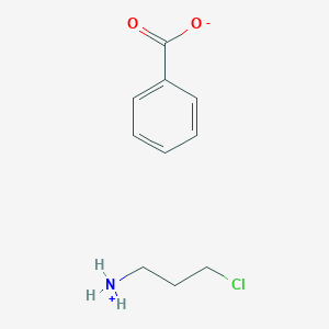 molecular formula C10H14ClNO2 B15123058 N-(3-Chloropropyl)-ammonium benzoate CAS No. 885518-43-4