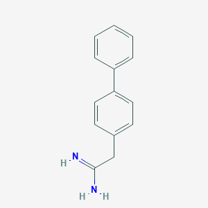 molecular formula C14H14N2 B151231 2-(4-Phenylphenyl)acetamidine CAS No. 310466-20-7
