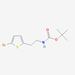 molecular formula C11H16BrNO2S B1512312 N-Boc-2-(5-bromo-2-thienyl)ethanamine CAS No. 885279-60-7