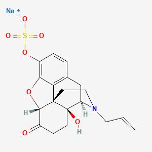 molecular formula C19H20NNaO7S B1512318 Naloxone-3-sulfate Sodium Salt CAS No. 156047-22-2