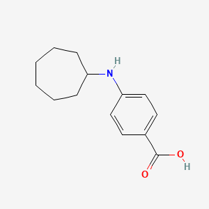 molecular formula C14H19NO2 B15123363 N-Cycloheptyl-p-aminobenzoic acid 