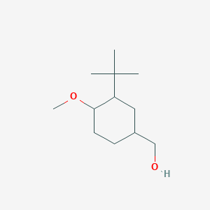 molecular formula C12H24O2 B15123585 (3-Tert-butyl-4-methoxycyclohexyl)methanol 