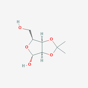molecular formula C8H14O5 B15123630 b-D-Ribofuranose, 2,3-O-(1-methylethylidene)- 