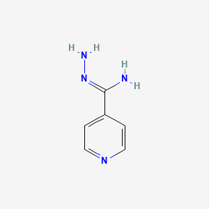molecular formula C6H8N4 B15123723 Isonicotinimidohydrazide 
