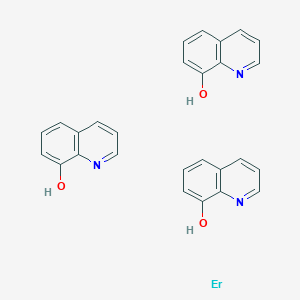 molecular formula C27H21ErN3O3 B15123770 erbium;quinolin-8-ol 