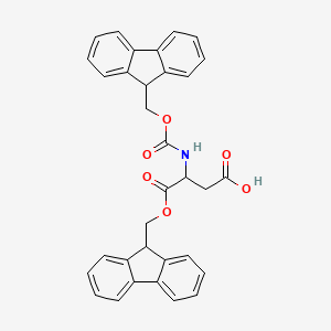 molecular formula C33H27NO6 B15123913 Fmoc-D-Asp-OFm 