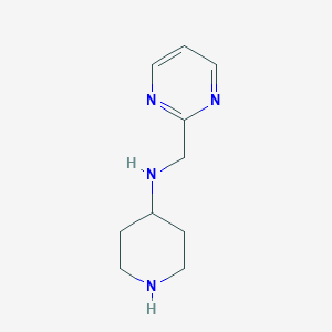 molecular formula C10H16N4 B15123998 N-(2-Pyrimidylmethyl)piperidin-4-amine 
