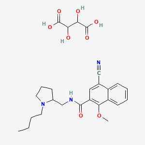 molecular formula C26H33N3O8 B15124039 L-Nafadotride 