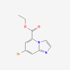 B1512405 Ethyl 7-bromoimidazo[1,2-a]pyridine-5-carboxylate CAS No. 1192015-16-9