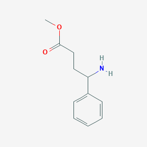 molecular formula C11H15NO2 B15124084 Methyl 4-amino-4-phenylbutanoate 