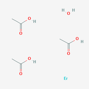 molecular formula C6H14ErO7 B15124089 Acetic acid, erbium(3+) salt, monohydrate (9CI) 