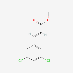 molecular formula C10H8Cl2O2 B15124214 Methyl (E)-3-(3,5-dichlorophenyl)acrylate 