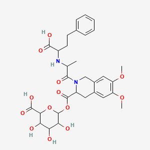 molecular formula C31H38N2O13 B15124347 Moexiprilat Acyl--D-glucuronide 